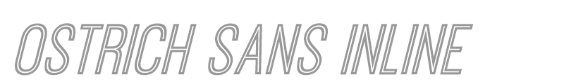 Ostrich Sans Inline